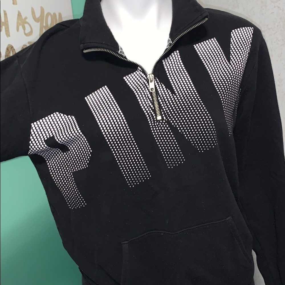 Pink Zip Up Sweatshirt